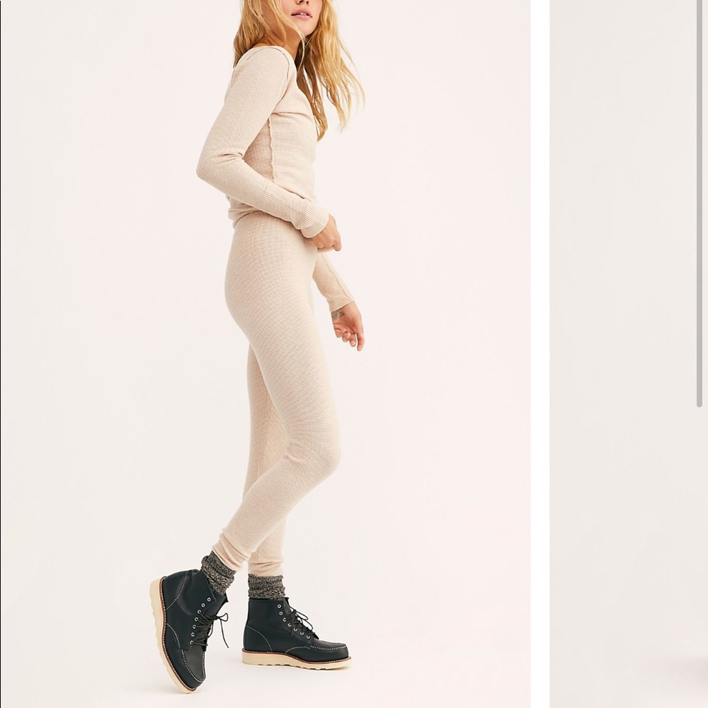 NWOT Free People Thermal Leggings